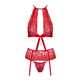 KISSABLE HOT LINGERIE 2214547-CONJUNTO ROJO DE LAZOS