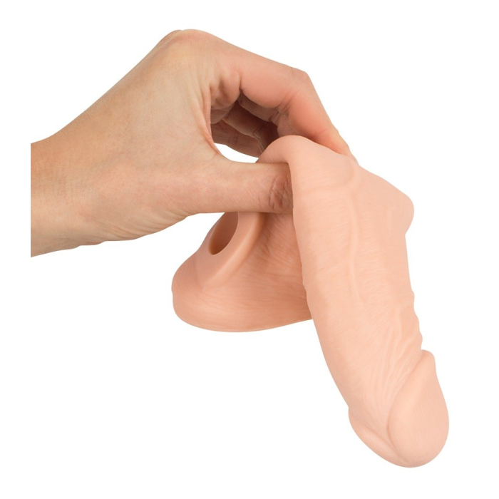 NATUR SKIN PENIS SLEEVE WITH EXTENSION