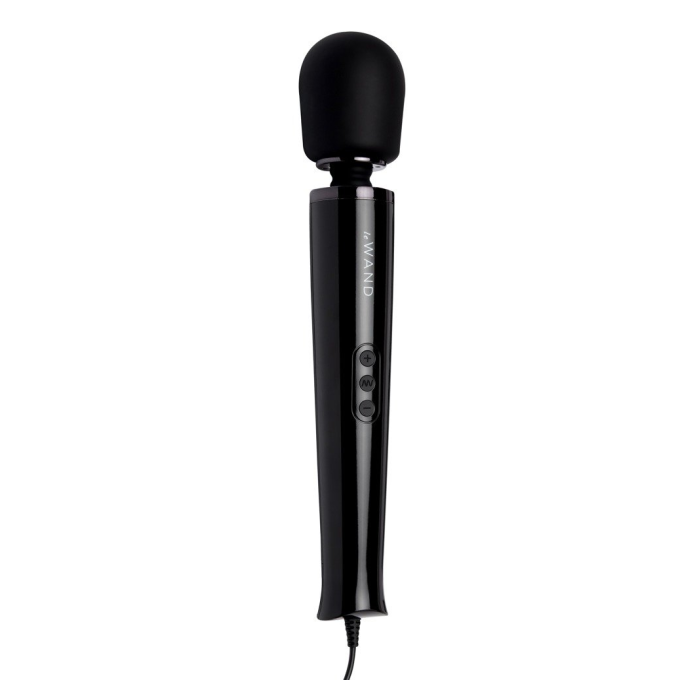 LE WAND Powerful Plug-In Vibrating Massager BLACK