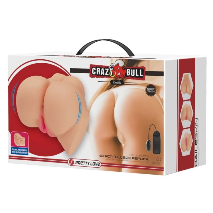 CRAZY BULL-EMILIA- VAGINA & ASS VIBRATOR