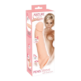 NATUR SKIN PENIS SLEEVE WITH EXTENSION