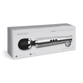 LE WAND DIE CAST RECHARGABLE MASSAGER  SILVER