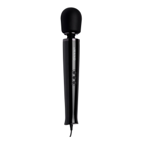 LE WAND Powerful Plug-In Vibrating Massager BLACK