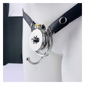 Flat Chastity Device with Adjustable Belt – Discreet and Secure